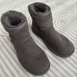 Grey Mini Uggs size 8